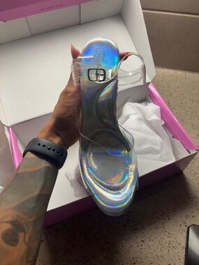 Comp Strapped Heels